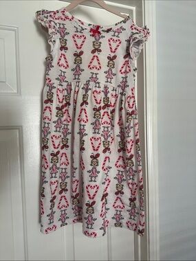 Hanna Andersson Cindy Lou dress Pjs size 6-7